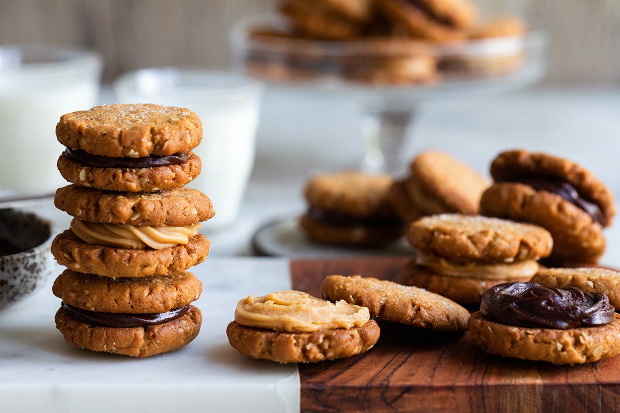 Indulge in Homemade Peanut Butter Oatmeal Sandwich Cookies